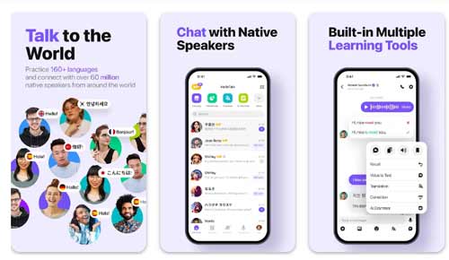 آموزش زبان لینک دانلود HelloTalk (هلو تاک)